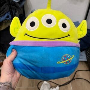 Disney Alien Plush Toy - Lime Green and Blue